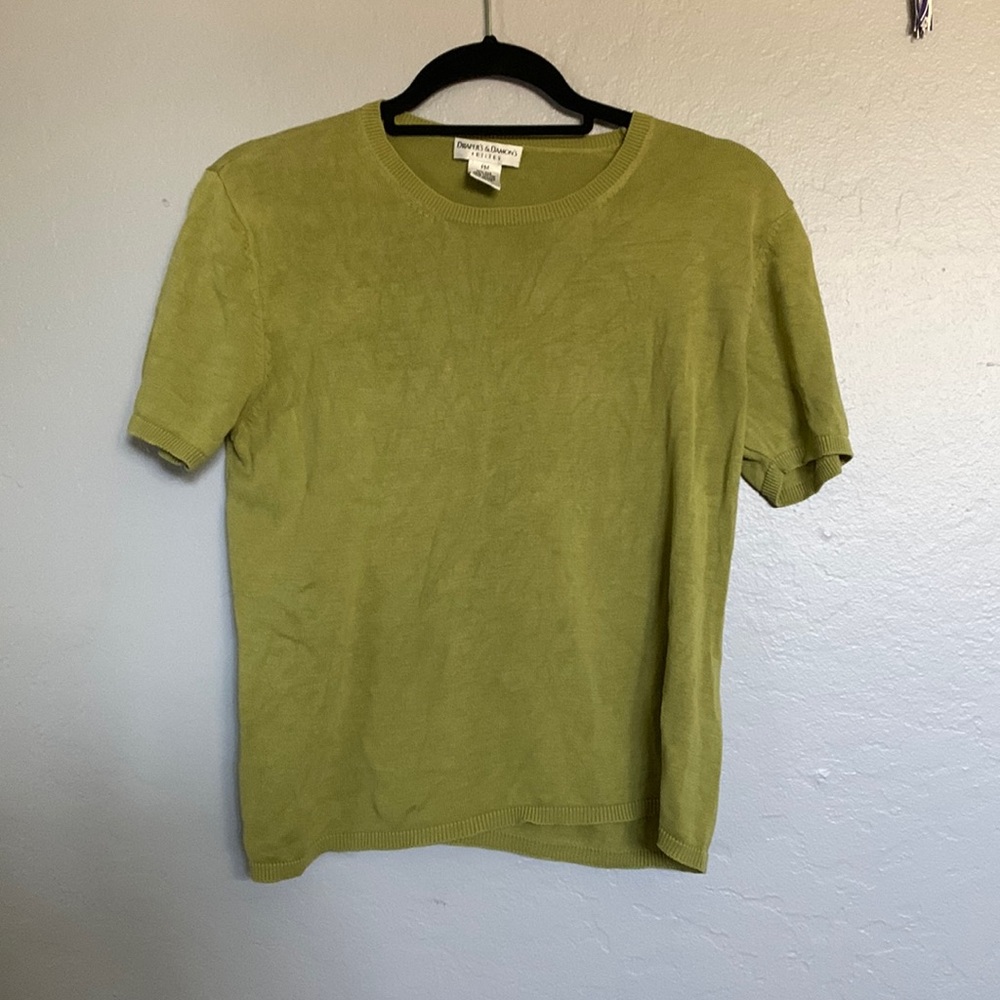 Lime green top